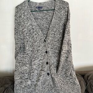 GAP Marled Gray Women's Cardigan